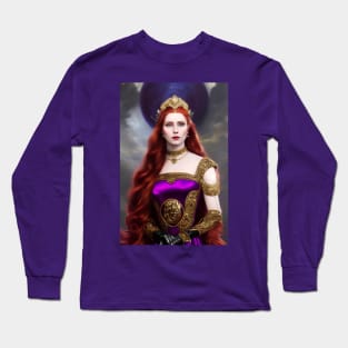 Empress In Magenta Long Sleeve T-Shirt